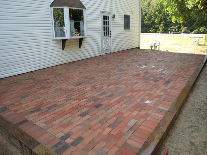 Installing Brick Patio Mortar