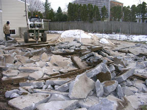 CONCRETE PATIO DEMOLITION AND REMOVAL, HAUPPAUGE, NY