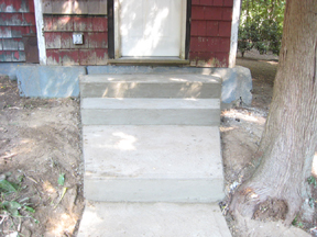 CEMENT SIDE WALK AND STOOP INSTALLATION, EAST NORTHPORT, NY