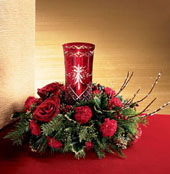 Christmas flowers and arrangements for holidays