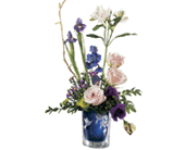 Crystal Humming Bird Vase