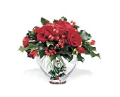 christmas bowl arrangement