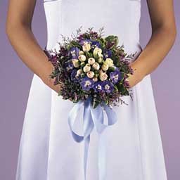 Yellow and White Nosegay Bouquet 